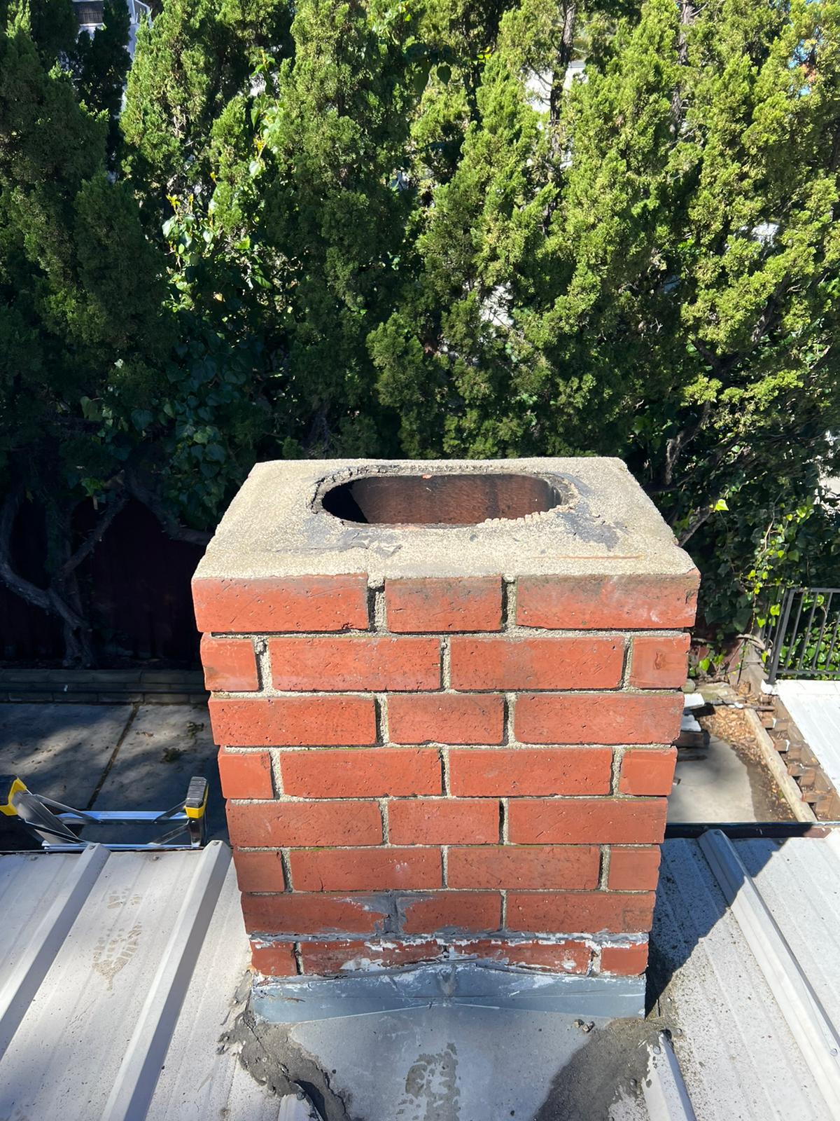 Chimney Cap Before