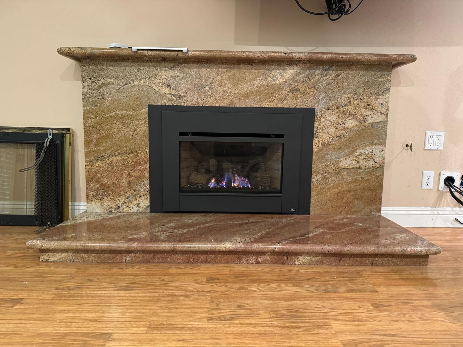 Fireplace Install After